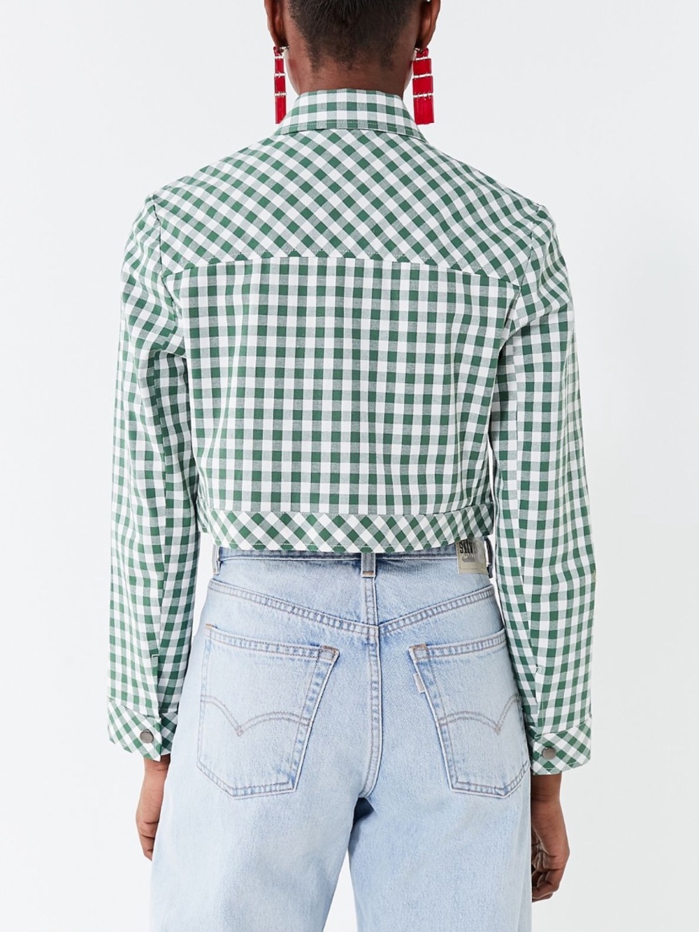 uo gingham jacket - Picture 6 of 6